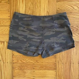 Savage Barbell Camo Booty Shorts